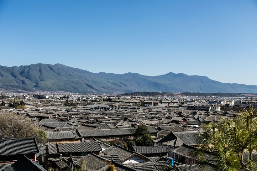 丽江古城全景